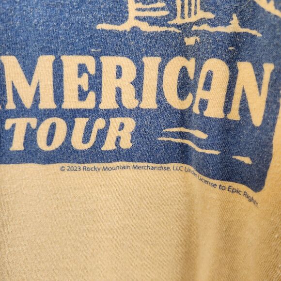 Wrangler x John Denver Mens Classic Fit 1980 North American Tour Tee 2XL - Picture 4 of 6